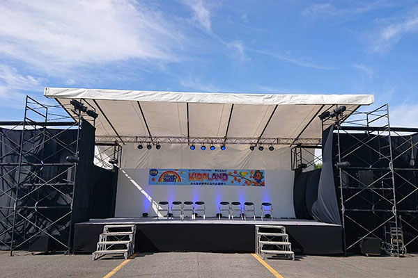ステージ設営・テント
